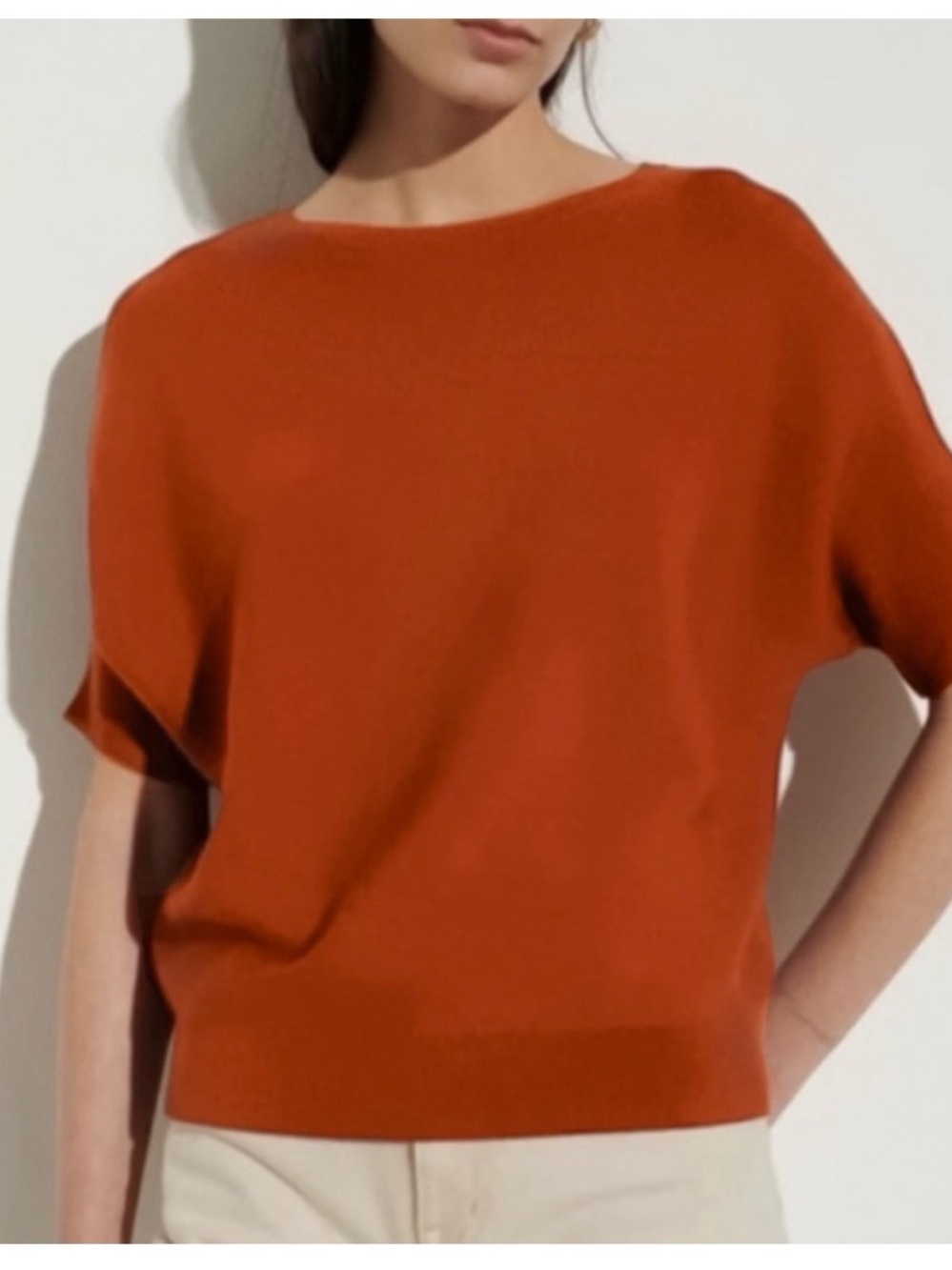 The Reset R | Label Essential pullover sweater in Spice